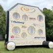 Kauf Fußballdarts mit riesiger Torwand als aufblasbares Eventmodul für den Kreisjugendring Landshut nach den Wünschen & Vorgaben des Kunden.