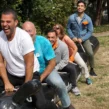 XXL Olympiade-Teambuilding-Firmenfeier Essen-Firmenfest-Sommerfest-Eventagentur-Raupe Willi