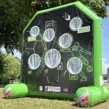 Pneumatisches FußballDarts 4 Meter mit individueller Lochwand und Sponsorendruck für den TSV Schöppenstedt
