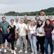 Team bei einer Teambuilding Schnitzeljagd am Baldeneysee in Essen – Outdoor Team-Event mit Rätseln und analogem Geocaching
